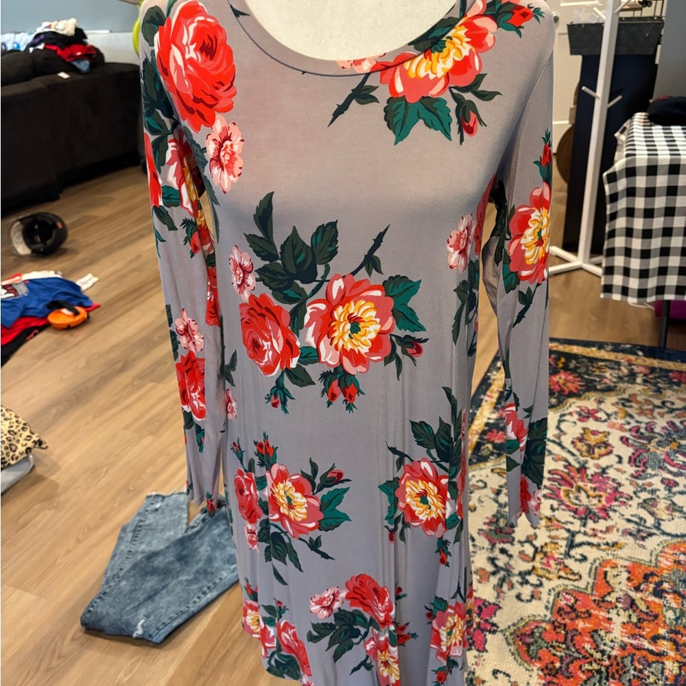 Matilda Jane Orange Sheath Long Sleeve Dress